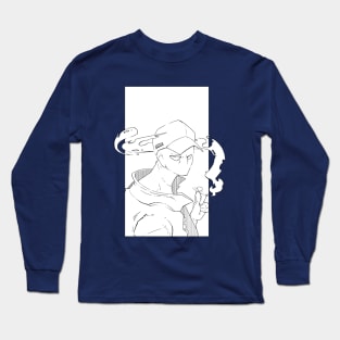 smoking Maskman Long Sleeve T-Shirt